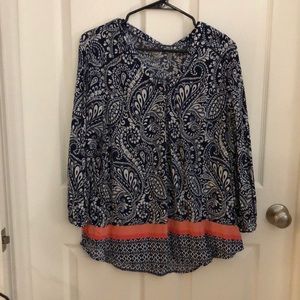 3/4 Long Sleeve Blouse XL